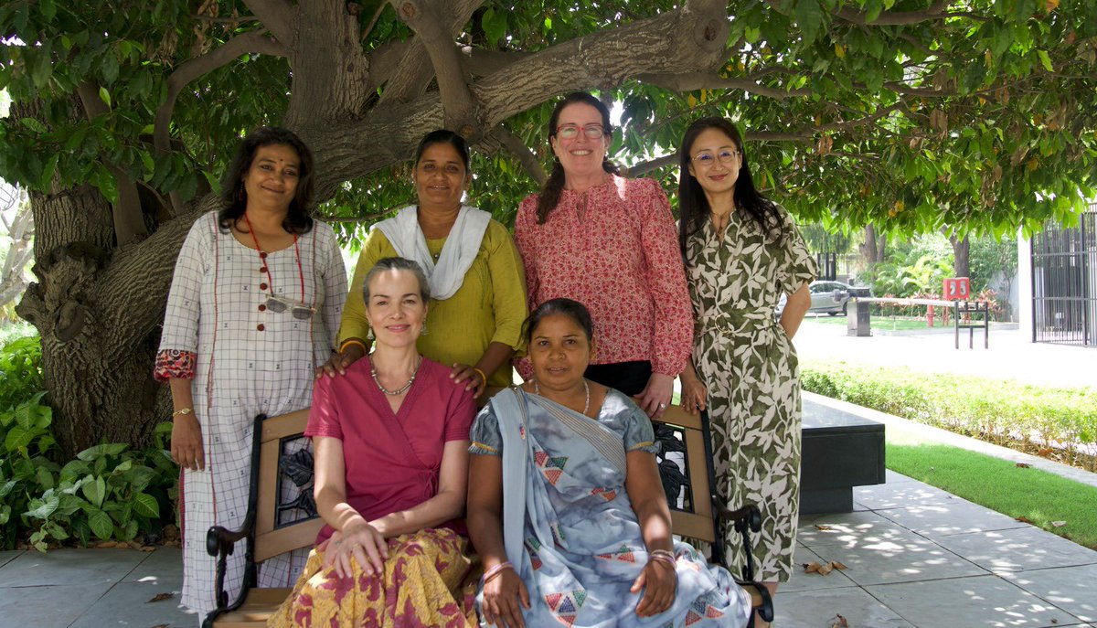 @UNWFP_India joined hands with @norwayinindia for a symposium on women & agriculture. I met Champaben & Kashiben from Surat, who shared how rural women farmers are at the frontline of #climatechange impact, ensuring food security. Read: bit.ly/4bnY9xe