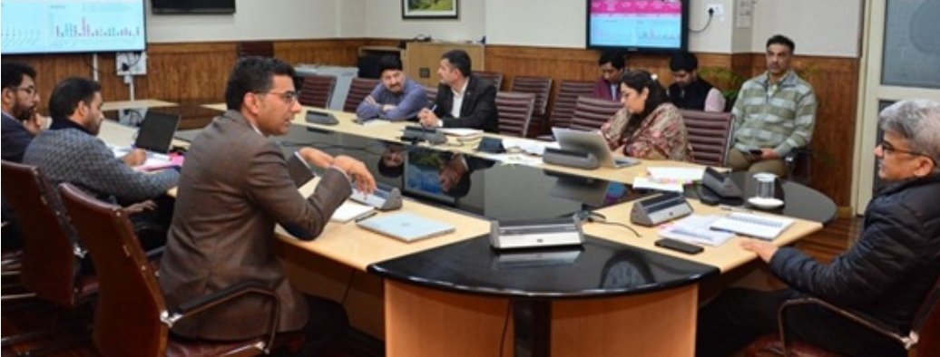 CS J&K reviews progress of implementation of SBM-G.
DG Rural Sanitation, Anoo Malhotra, presented detailed report highlighting key achievements, discussed D2D garbage collection, AIP 2024-25, fund utilization, SGLR for hospitality facilities, legacy waste management initiatives.