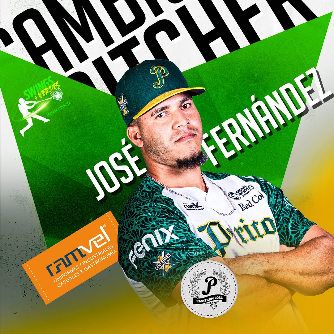 ¡Ingresa José Fernández al relevo emplumado! 🦜 Sale sin recibir carrera y recetando un amargo chocolatito. 🍫 Ramvel 👕 #SwingsMásVerde #CaminoAlBi ✌🏼