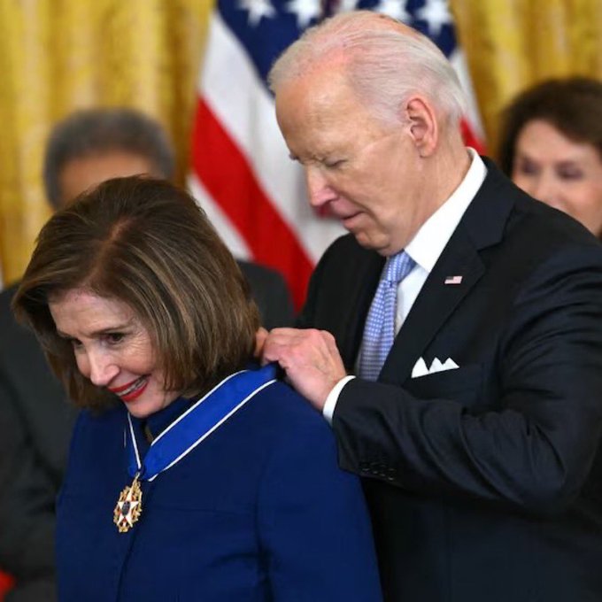 The decision to award Nancy Pelosi the Presidential Medal of Freedom raises eyebrows and questions about the criteria for such prestigious honors. #MedalOfFreedom #PoliticalMove