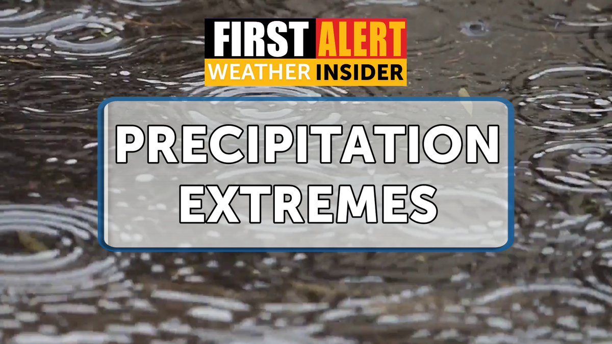 Extreme precipitation events are thankfully rare. However, a new report from @ClimateCentral highlights how these extreme events have gotten more extreme and will continue to worsen in the future. Meteorologist @Spencer_KESQ breaks it all down here: tinyurl.com/2s3vpdet