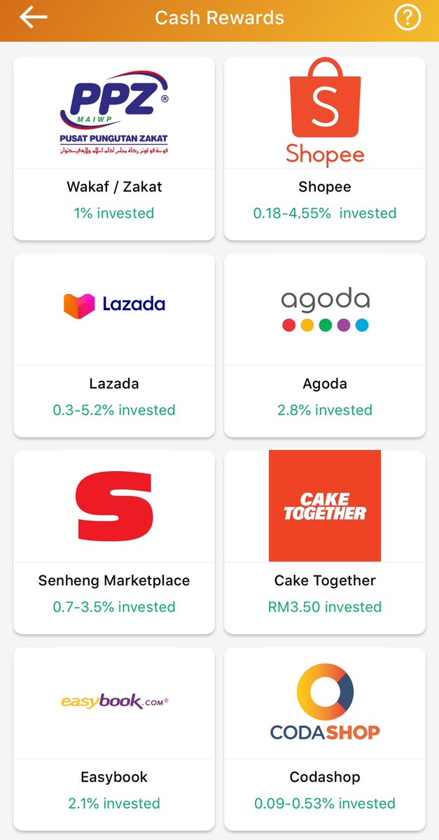 Salah satu cara lagi korang nak kejar cashback adalah melalui raiz apps under raiz rewards.  Beli barang kat shopee, booking hotel dekat agoda, beli tiket bas dekat easybooking, etc. Semua boleh turn balik to money…