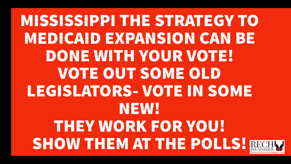 Mississippi, we can do this. We have the power in our #VOTE. Let's strategize and organize now for later. #EmpowerTomorrow #MS #MedicaidExpansion  #FreeTheVote #Q4D #FICPFM #RECH #helpinthehouse #Solutionist #iamaningredient #JusticeGeneral