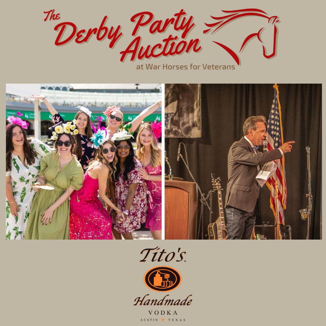 THE SILENT AUCTION IS LIVE AND OPEN FOR BIDDING! See you at the Derby Party!

Auction: bit.ly/WHFVDerbyAucti…  

#KentuckyDerby #WHFVDerby2024 #warhorsesforveterans #supportingveterans #supportingfirstresponders