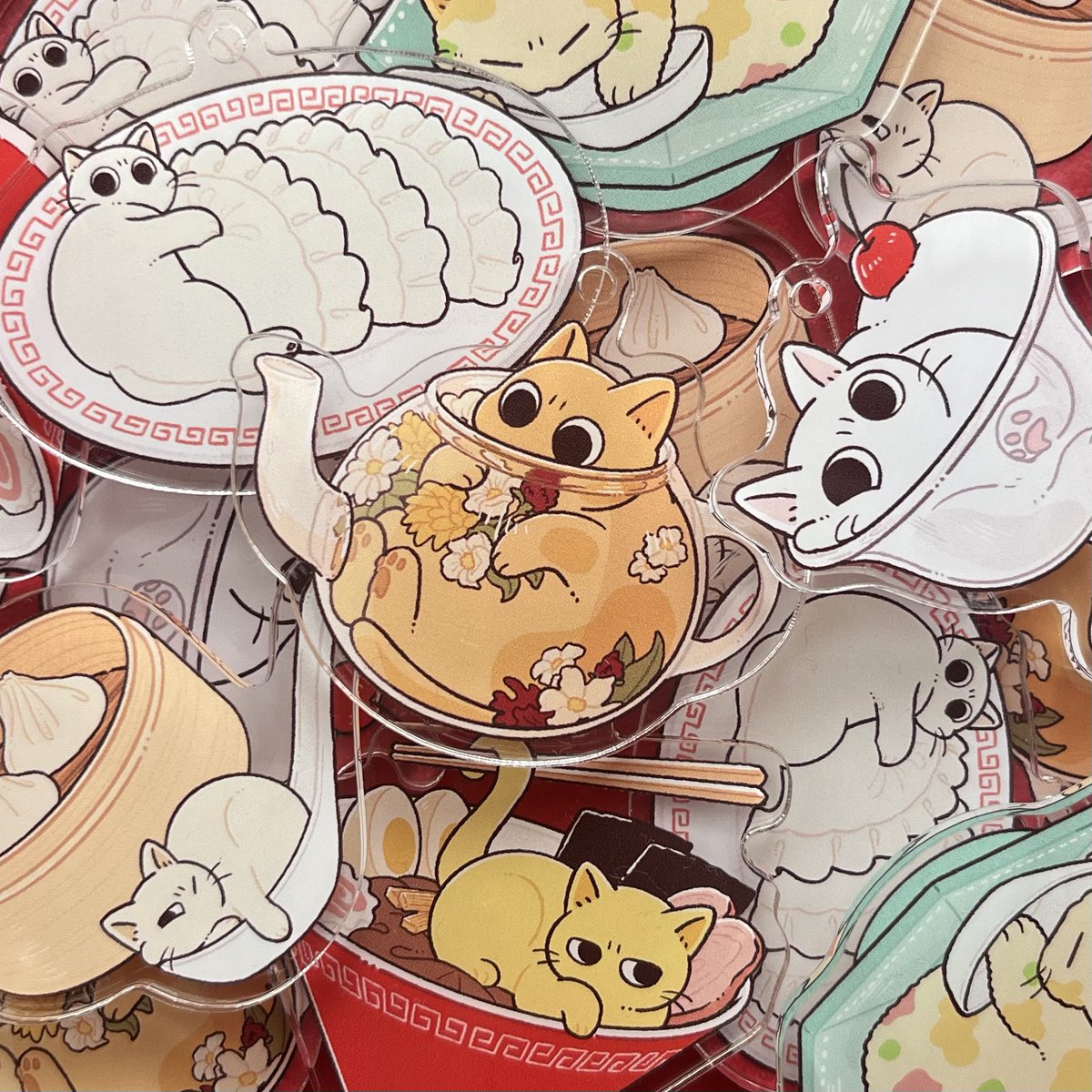 🀄️デザフェス59🀄️ 中中さんとデザフェス59出展します！ 中華猫シリーズメインになります🍜🥟 新作のTシャツやトートバッグも作ろうと思ってます！ 🥟出展名：猫中堂(ﾆｬｰﾁｭﾝﾄﾞｳ) 🥟ブース：B-453 🥟出展日：5月18日(中中さんは両日) #デザフェス #デザフェス59リポスト @designfesta