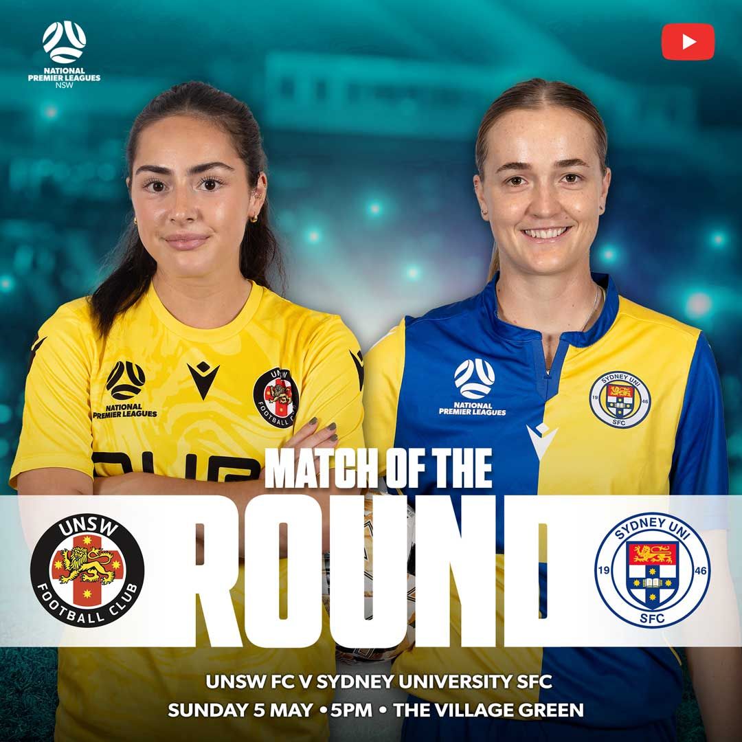 WOMEN'S MATCH OF THE ROUND

It's the student derby this week as UNSW FC take on Sydney University in our Match of the Round! 

#NPLNSW #NPLWNSW