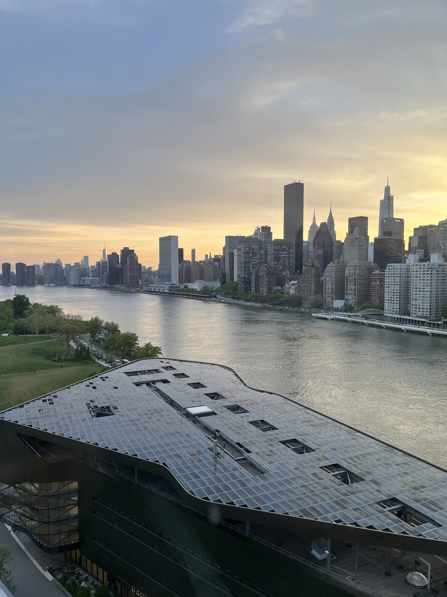 Roosevelt island in NYC where you feel the city but not overwhelmed by it. And it has an amazing funicular and a cute hotel called the “Graduate”