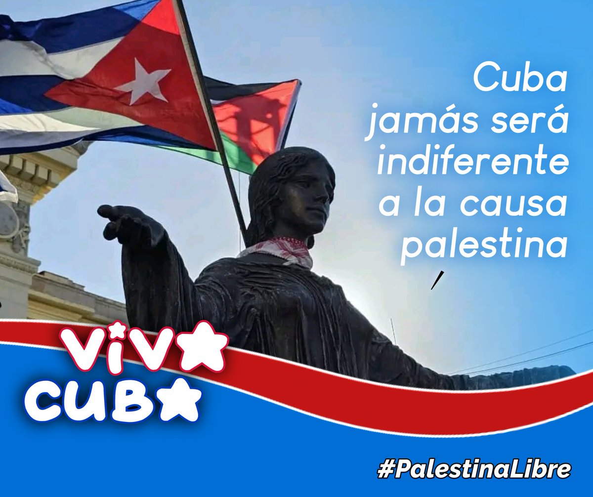 Seguiremos exigiendo la paz en Palestina. ¡Basta ya de masacre! #FreePalestine #PalestinaLibre #Cuba @DiazCanelB @DrRobertoMOjeda @btan0987 @JLBrocheLorenzo @JorgeLuisPerd20 @PresidenciaCuba @PartidoPCC