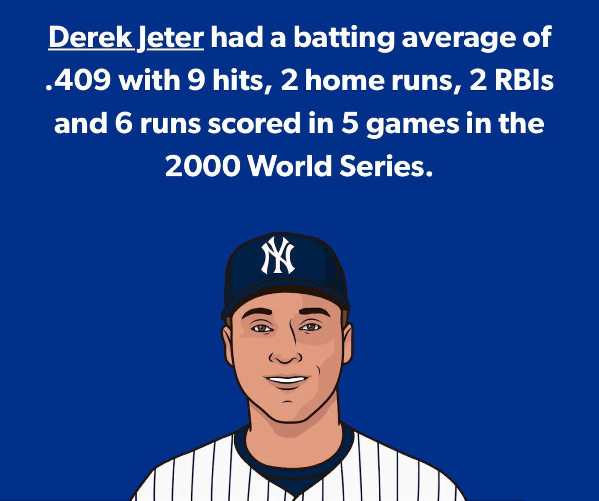 Derek Jeter year 5.