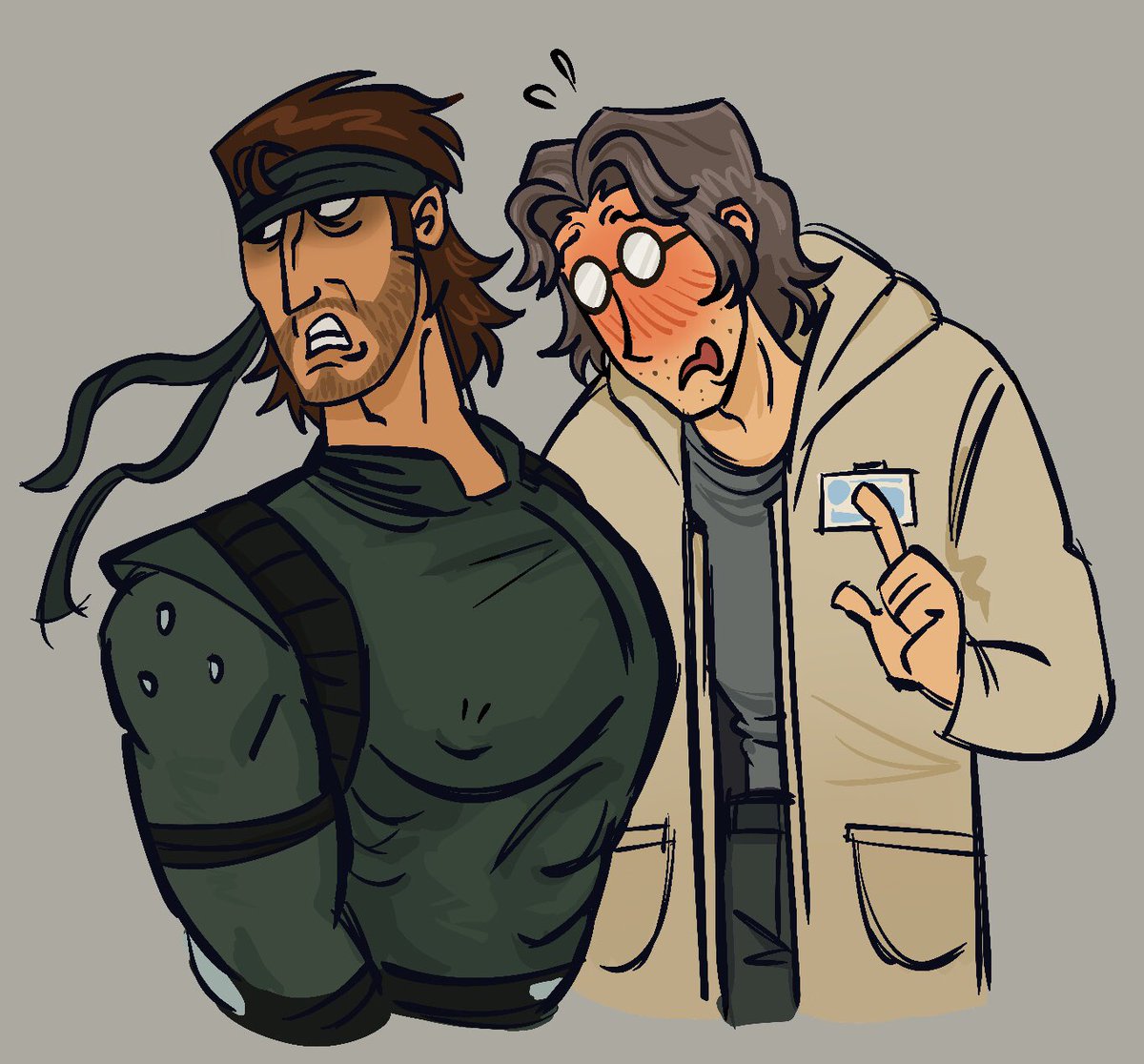 Request for @shmepoe !! I quickly cooked this up #mgs #otasune
