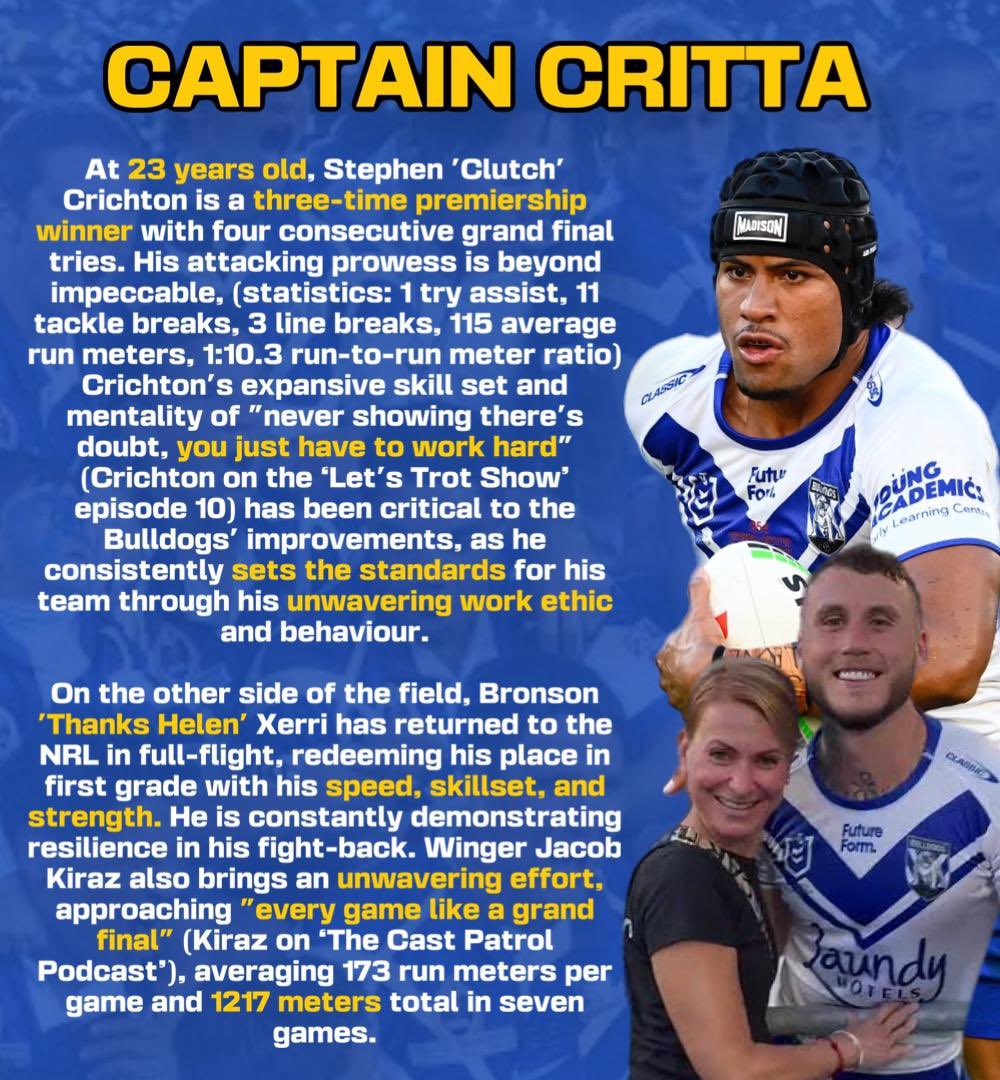 YEAR OF THE DOG? 🐶

Read full article below 👇 

Whilst early in the 2024 season, the Canterbury Bankstown Bulldogs seek to maintain their top-eight spot. 👀 8️⃣

With spark signings across the board and talent, what could the future hold for the Bulldogs? 🤔
