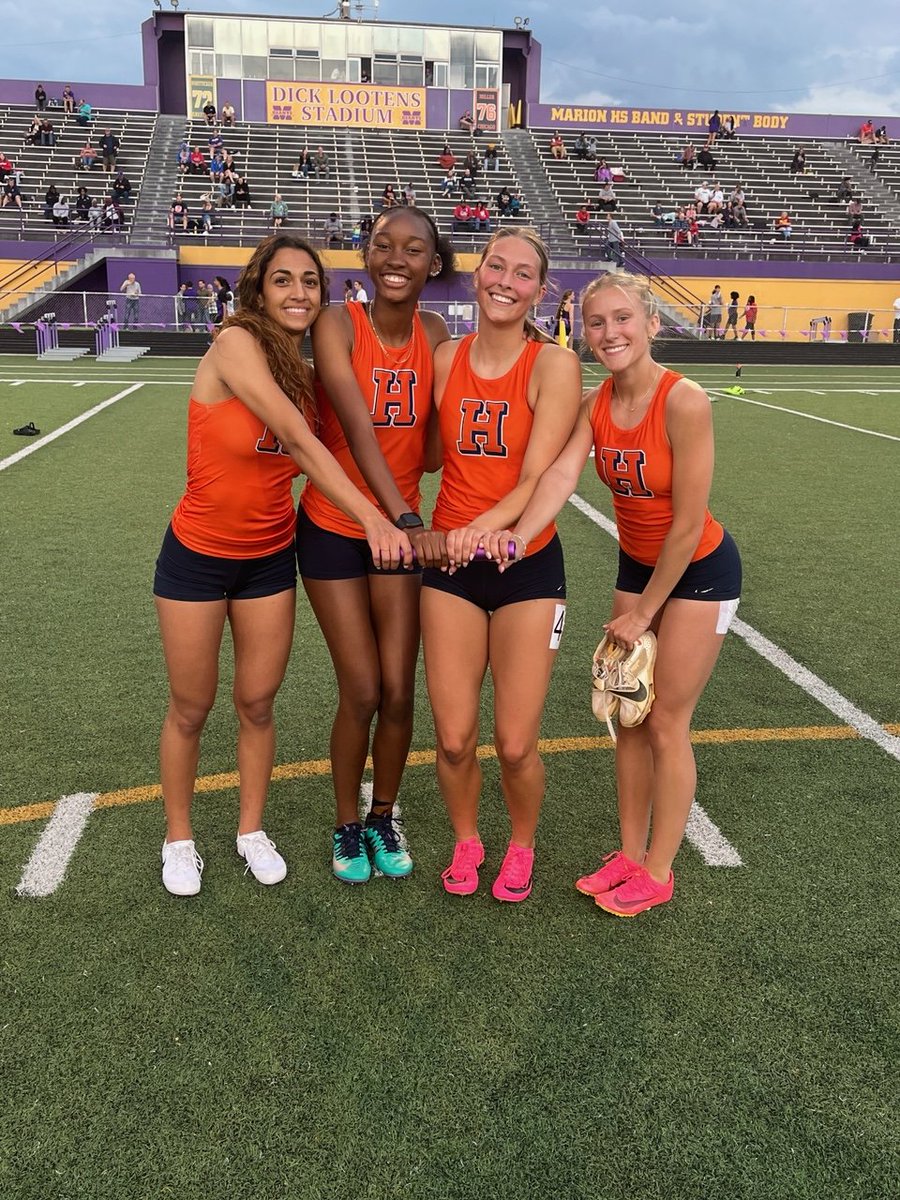 NCC champion 4x100- 49.43, .06 from school record. Team of Shiva Shakouri, <a href="/itssakeelah/">Akeelah Pearsall</a> <a href="/CaitTraylor/">Cait Traylor</a> <a href="/alainarclary/">Alaina Clary</a> . Great job champs!