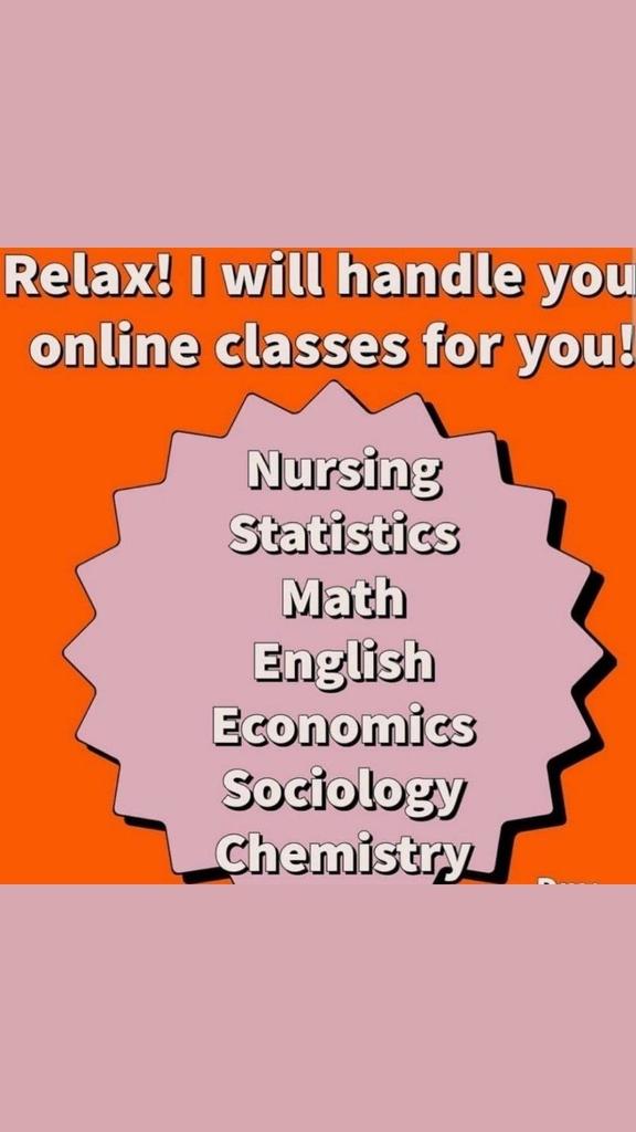 Need help with Statistics, Algebra, Calculus, Finance? Get expert assistance with your online class homework, assignments, and exams. #KSU #WSU #FSU #FIU #UCF #NYU #LIU #UNCP #NCAT #TAMU #TWU #UMD #UMUC #UNG #GSU #BGSU #UCI #NCAT #UCLA #GramFam #WSSU #WWESmackdown