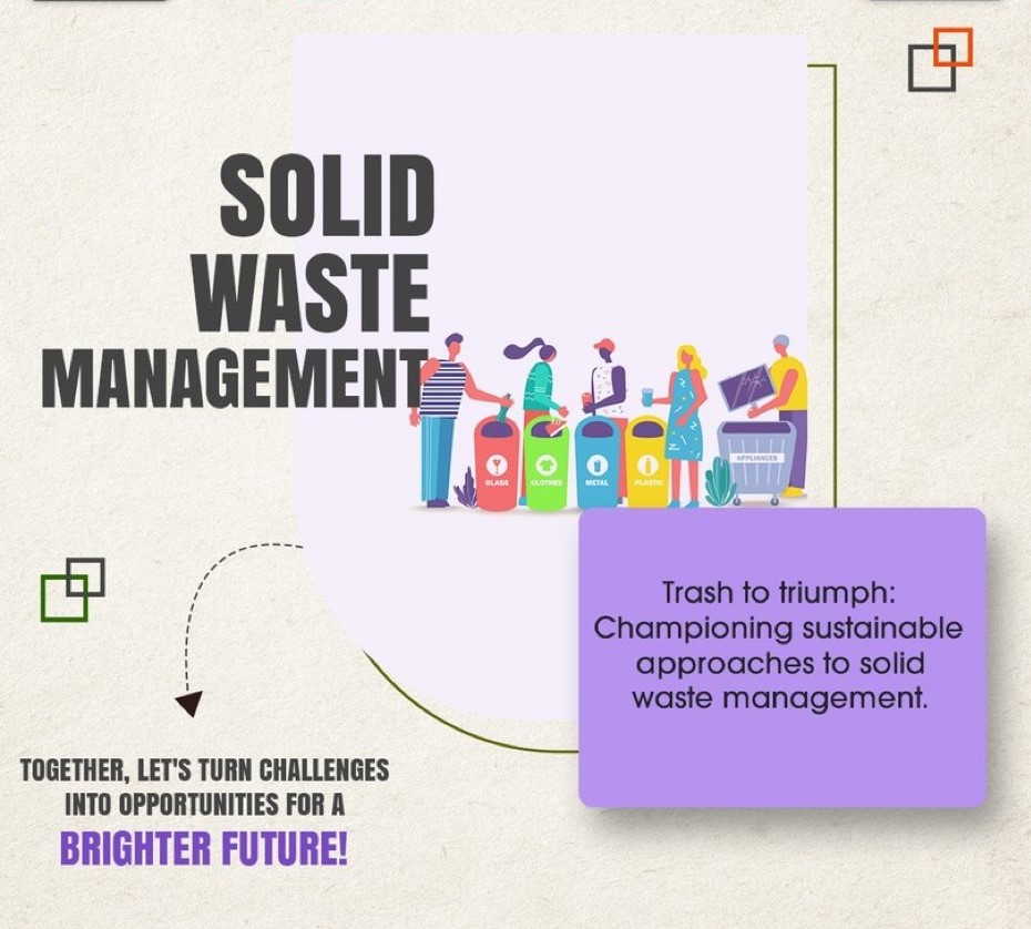 Adopting a smarter way of working to create a cleaner world for a better tomorrow! Integrate smart solutions into solid waste management practices, making cleaning a habitual and efficient process. Together, we can pave the way for sustainable living and a brighter future.