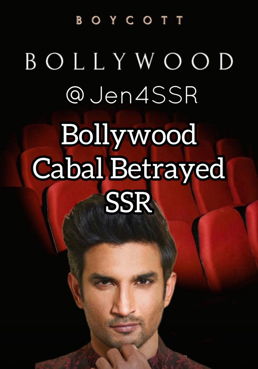 Bollywood Cabal Betrayed SSR

The Indian cinema fraternity bullied SSR throughout & betrayed him while he was alive & after too! 
@itsSSR @DgpKarnatarka @Copsview @MLJ_GoI @arjunrammeghwal @rashtrapatibhvn @SCJudgments @mieknathshinde @Dev_Fadnavis
#JusticeForSushantSinghRajput