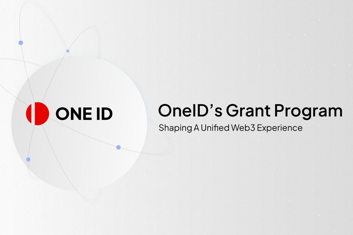 🤝 We are delighted to introduce #OneID’s Grant Program, where we will provide funding to collaborate with Web3 projects and elevate the user experience in the Web3 space.

🌐 Driven by a desire to empower users to unlock the infinite possibilities of the digital world, OneID…