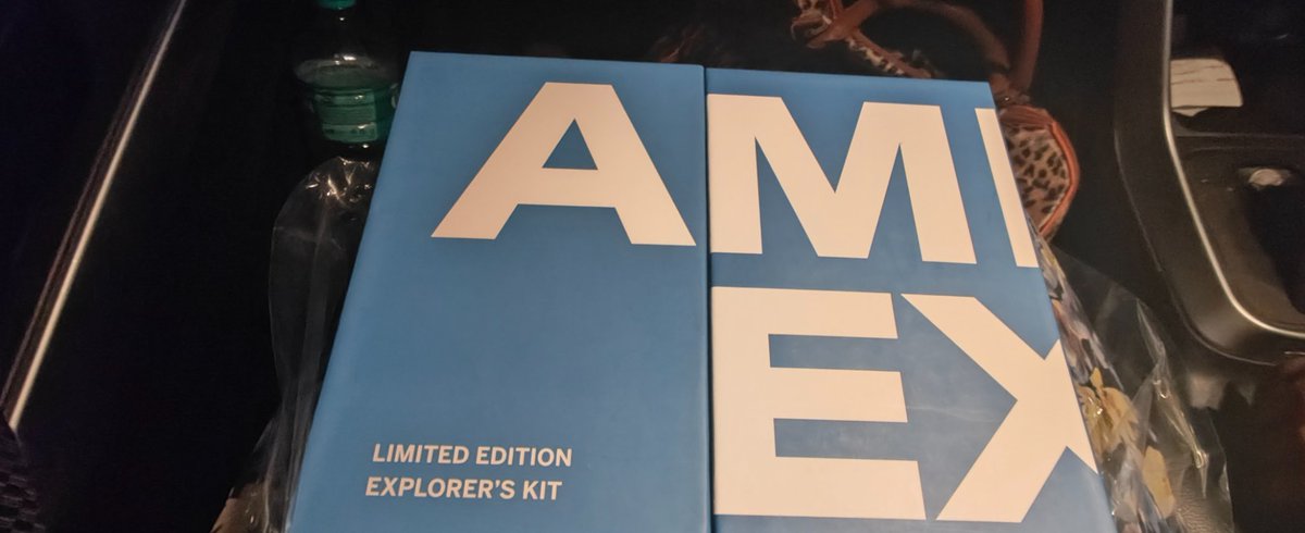 Yay!! Amex explorers kit is here!
#ccgeek # ccgeeks #AMEX #Amexindia