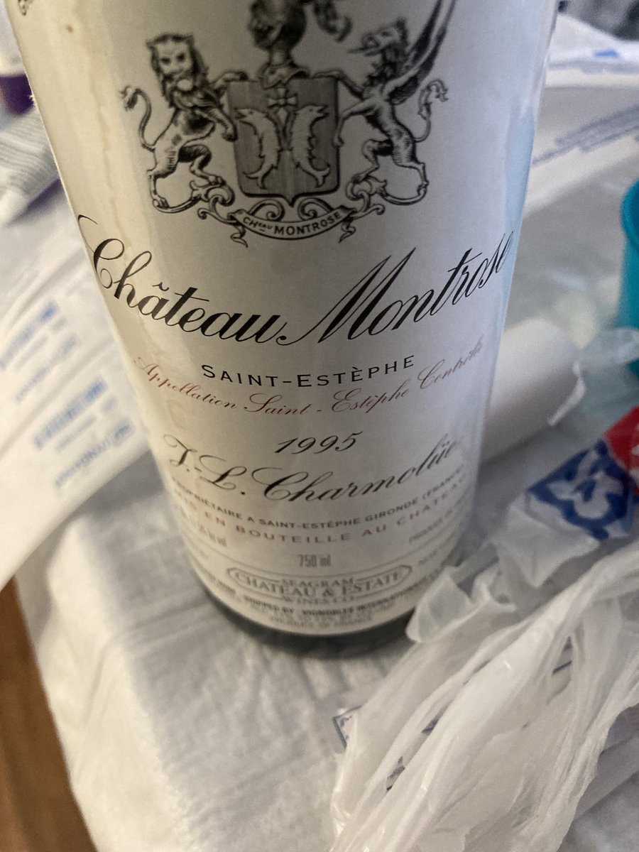 My dearest amigo Ed McCarthy passed away,I’m extremely sad but my beloved Ed,is in a better place right now,my dearest daughter Audrey-Anna,& I said our byes last week & we shared a btl of his favorite #Bordeaux #ChateauMontrose w/his wife Mary as well,this 95 was like Ed,MAGICAL