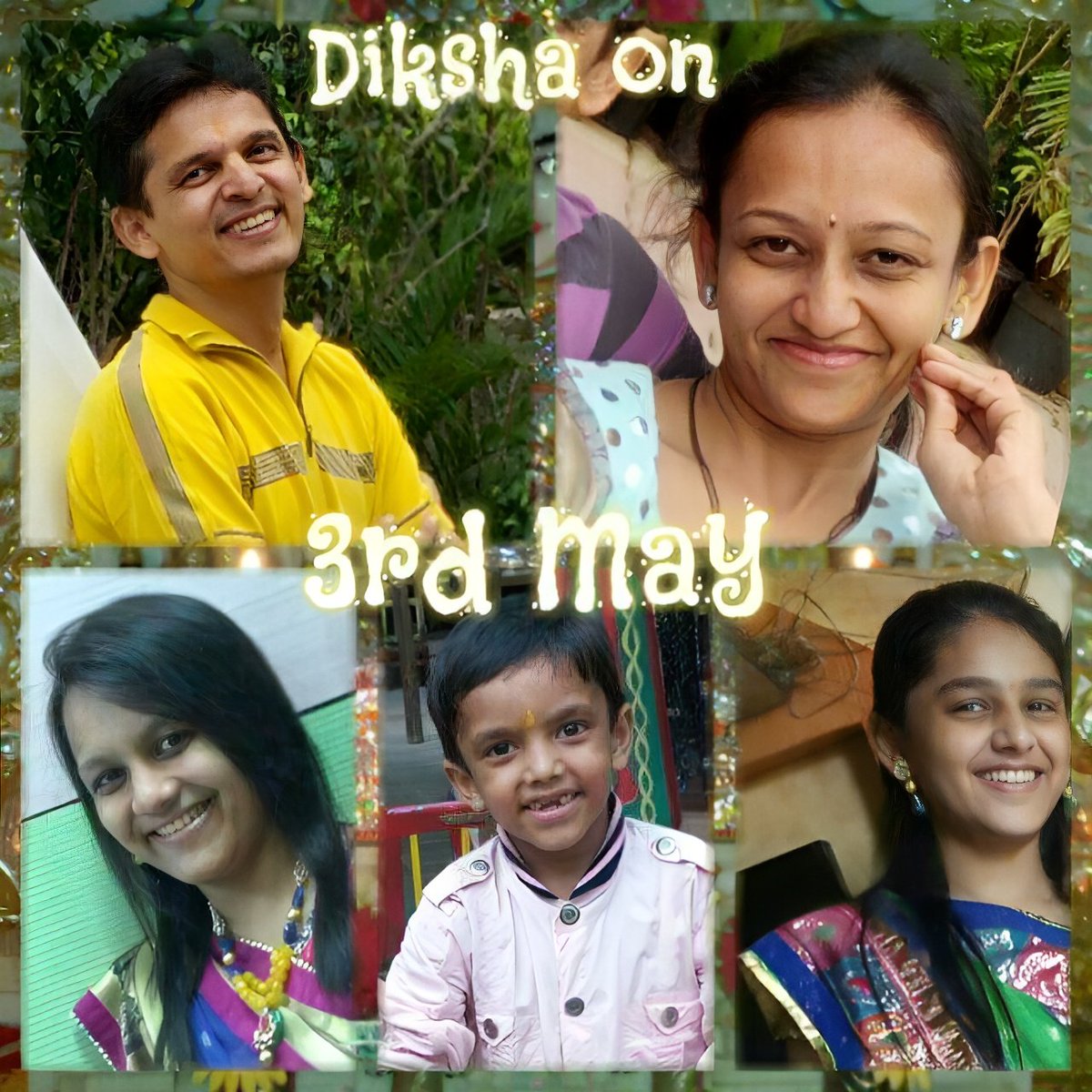 Full Family Diksha. 3/5/2013
Jawahar Nagar - Goregaon (Mumbai)
Youngest Mumukshu Age 8