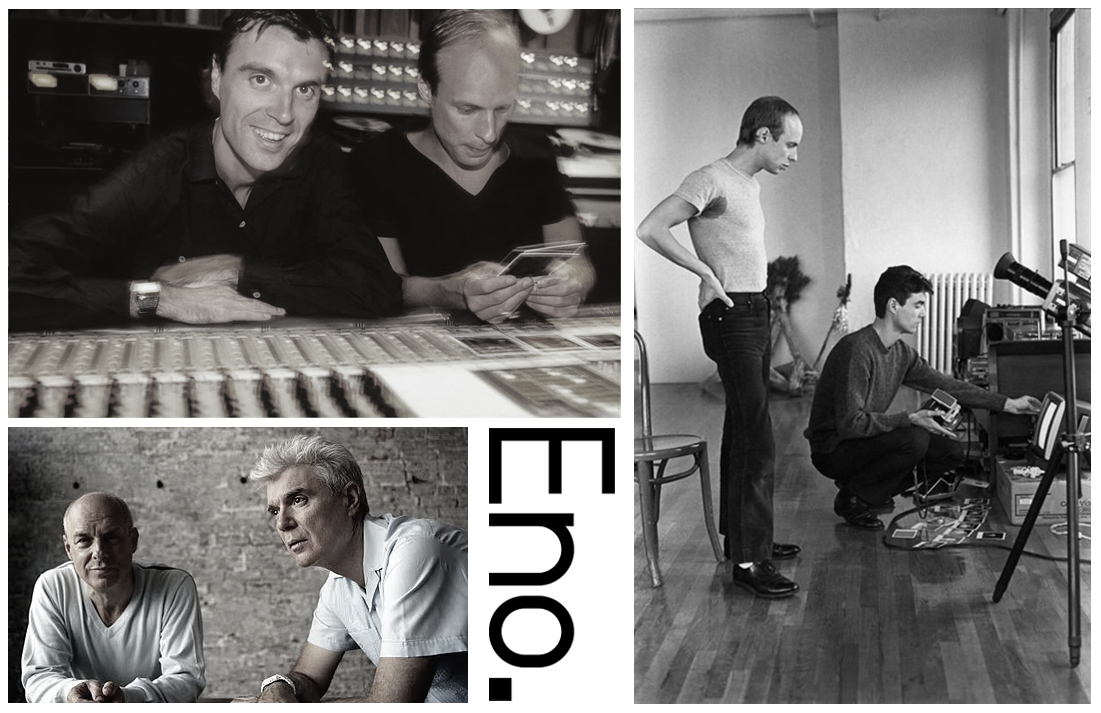 Just one of the many Brian Eno collaborations explored in the new film 'ENO' we premiere here in Sydney May31-Jun2 at <a href="/VividSydney/">Vivid Sydney</a> <a href="/SydOperaHouse/">Sydney Opera House</a>  #DavidByrne/ #TalkingHeads 
groovescooter.com/brian-eno-docu…