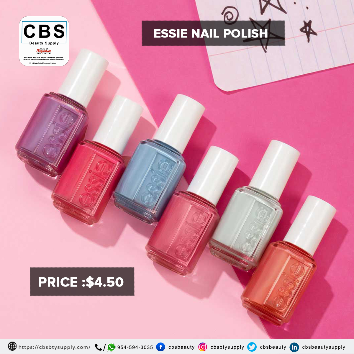 cbsbtysupply.com/product-catego…

Category Name : Essie Nail Polish

Get premium quality products at CBS Beauty Supply with good discounts

#cbsbeautysupply #beautyindustry  #tanningsupplies #essienailpolish #barberchairs #andisclippertrimmer #babylisspro #essienailpolish