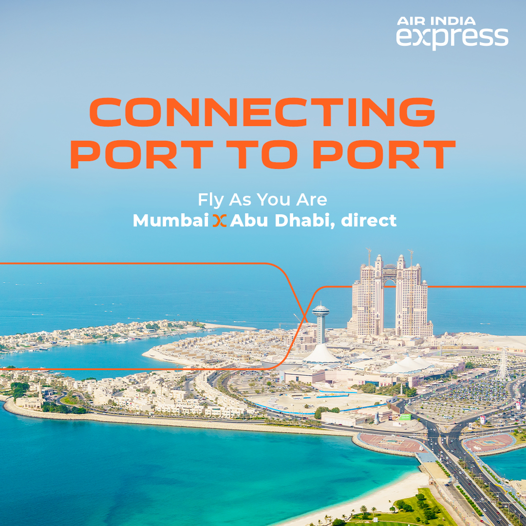 From one port to another, introducing direct flights between Mumbai and Abu Dhabi. #FlyAsYouAre with Gourmair hot meals and plush comfy seats. Log in and make the best of Tata NeuPass loyalty benefits with #FabDeals #FantasticValue and #FastBookings. Book now on