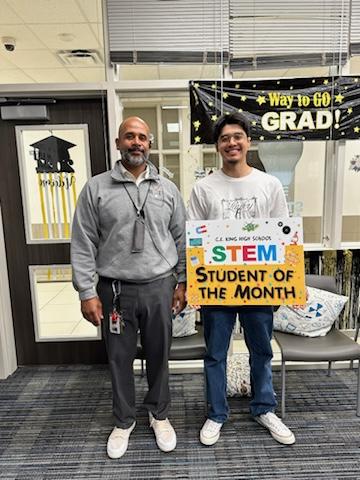 To end our 23'-24' school year, it was a pleasure to represent our final STEM Students of the Month! These scholars have demonstrated excellence in academics, extracurricular activities, service to the community, and behavior. Congratulations! 🎊