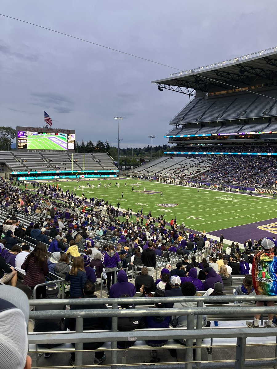 UW Spring game #fridaynightlights #uw #CollegeFootball