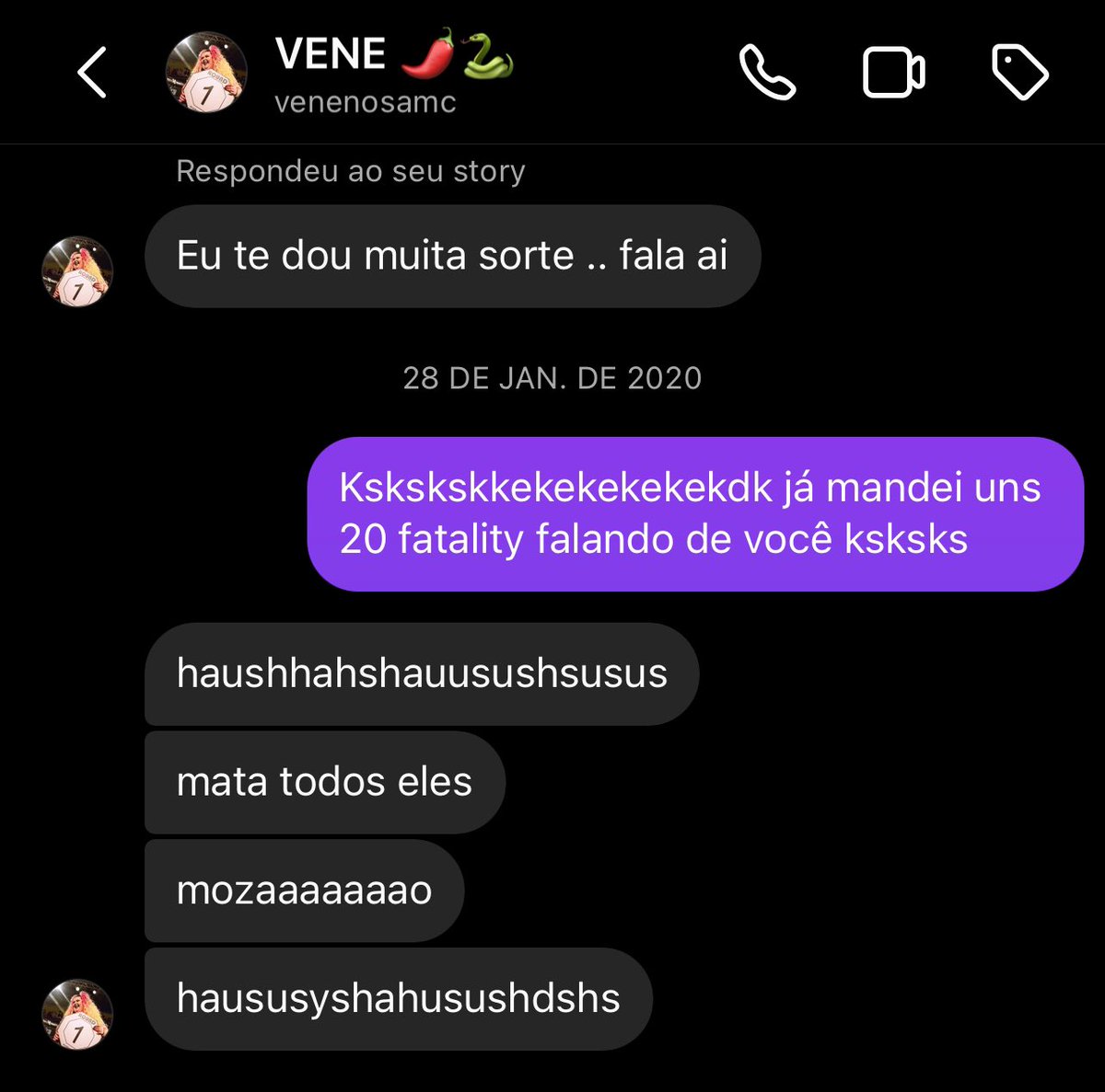 Venenosaaaaaaa Eeeeeeeeehhhhhhhhhh 

Que saudade minha amiga você era a resenha em pessoa!!