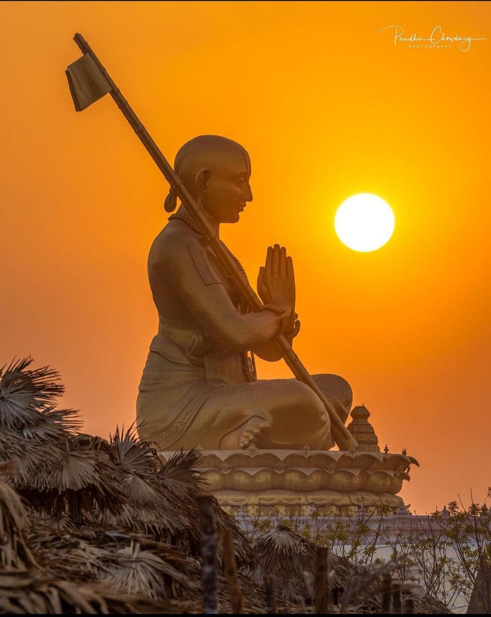 216 feet Tall World's Second Tallest Sitting Murti of Indian Philosopher Ramanujacharya 🚩