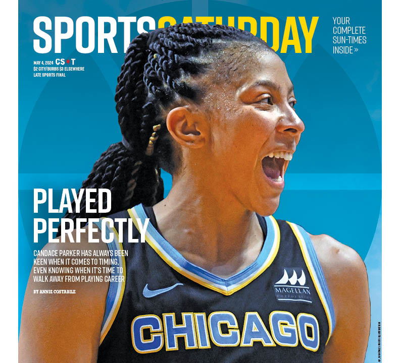 COMING SATURDAY: The @Suntimes Sports Saturday cover, featuring Candace Parker. @AnnieCostabile examines her sure-fire Hall of Fame career.
