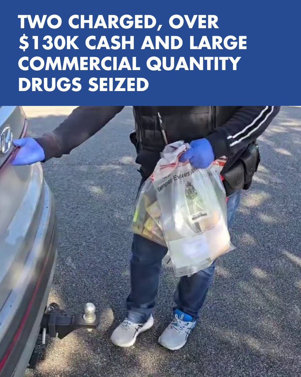 Detectives have arrested three men and seized large quantities of cash, heroin, methylamphetamine and ketamine as part of a four-month investigation into drug trafficking in Melbourne’s south. Read more > police.vic.gov.au/two-charged-ov…