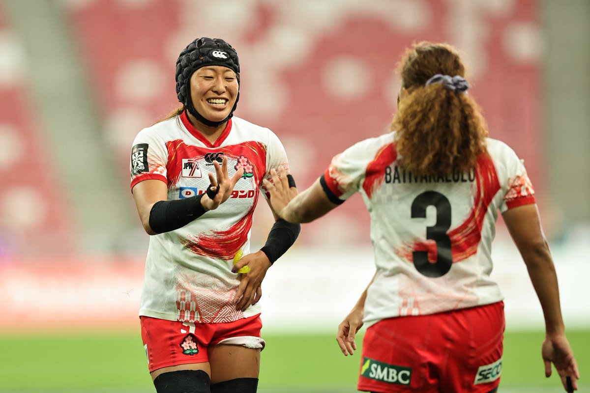@JRFURugby Sakura 7s get the job done against SA with a 34-7 win to reach the quarterfinals in @SVNSSeries Singapore.

#rugby7s #rugbysevens #hsbcsvns #rugbytournanent #rugbyasia247 #rugbyplayer #HSBCSVNS #HSBCSVNSSGP

Photo credit Mike Lee