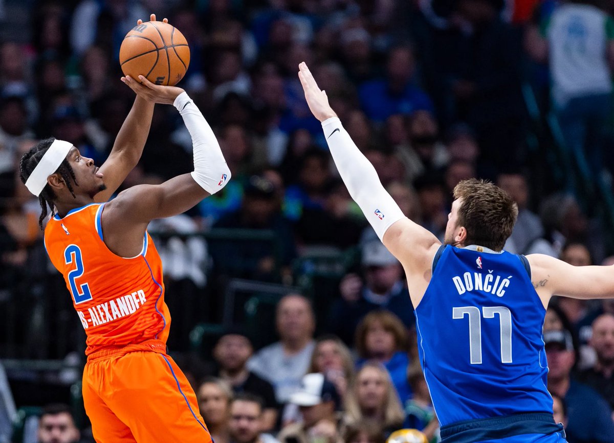 The Oklahoma City Thunder will face the Dallas Mavericks in round two starting Tuesday