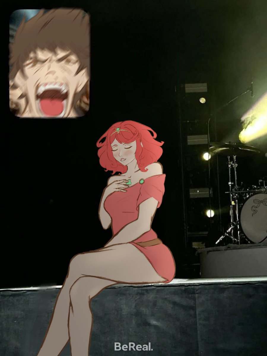 Pyra would never sing in front of a large crowd so imagine it's the 10 people that live in Fonsett village