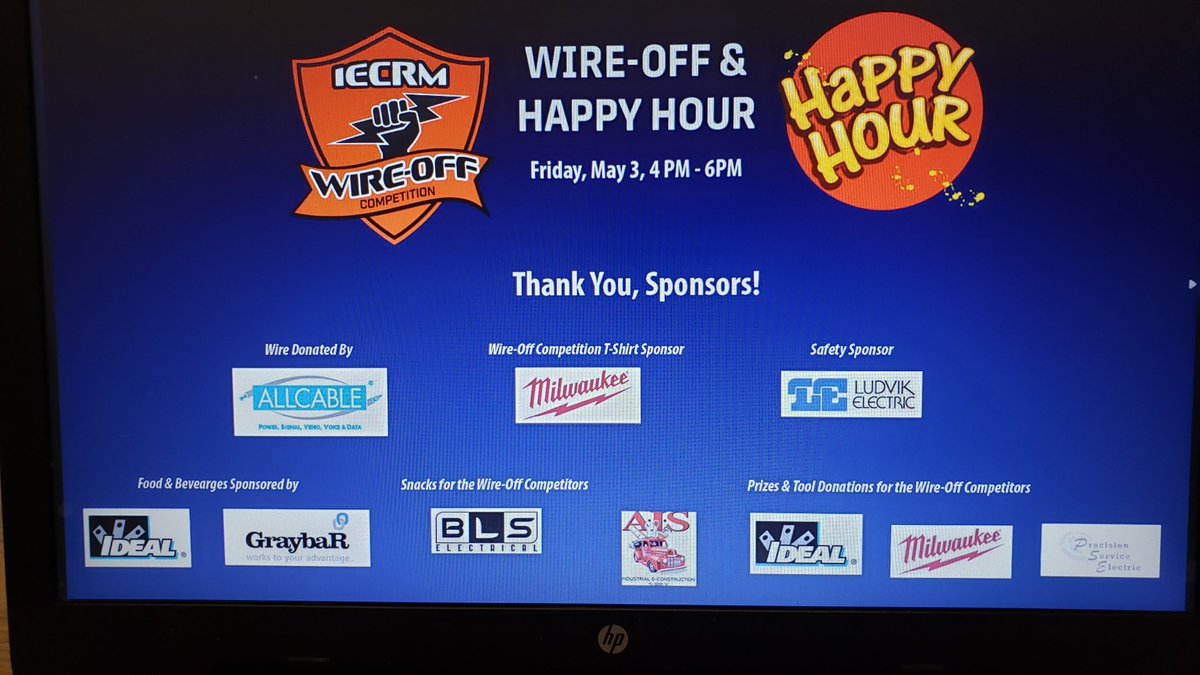 IECRM's tweet photo. It was a packed house at the IECRM 2024 Wire-Off Competition. Thank you to all who came out to support the next generation of electricians and a big THANK YOU to our sponsors for making this event EPIC for our competitors and guests! #WireOff #IECRM https://t.co/LjsxmpjV0i