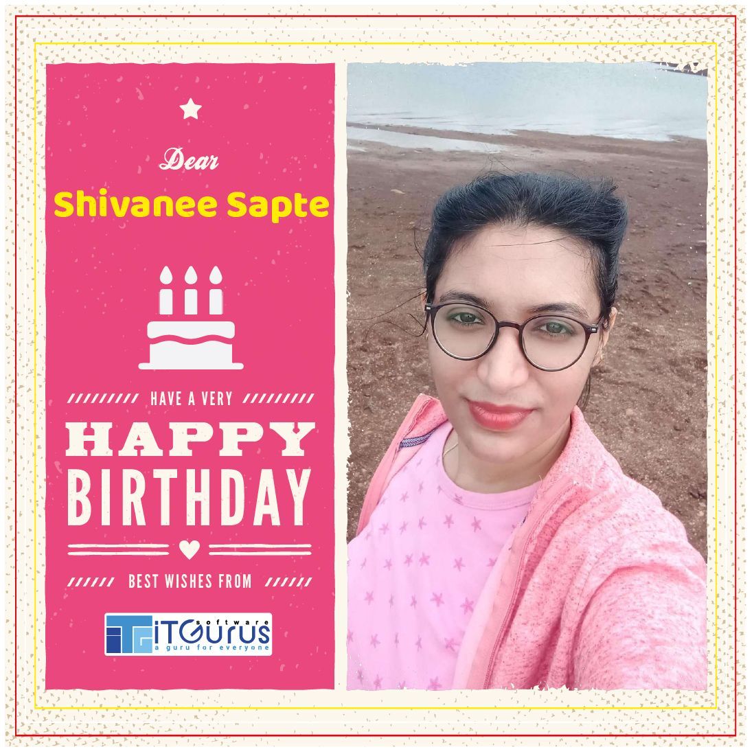 May your birthday be as amazing as you are!
Happy Birthday to @ Shivanee Sapte from Team iT Gurus Software!

#birthday #birthdaycake #birthdayparty #birthdaycakes #birthdayballoons #birthdaydecoration #happybd #happybday #birthdayinoffice