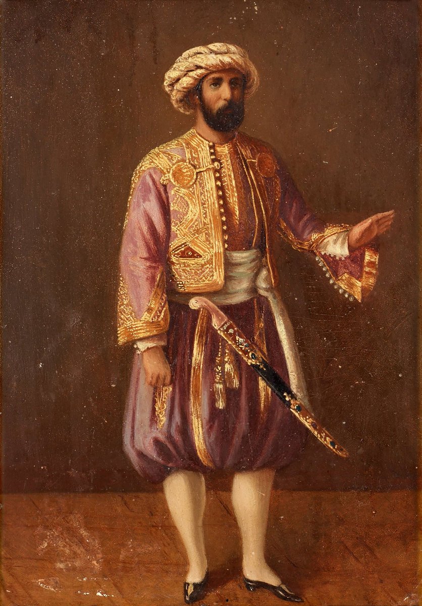 Osmanlı Devleti'ne sığınarak 5 yıla yakın Moldova'nın Bender kentinde yaşayan ve Türkiye'de 'Demirbaş Şarl' olarak tanınan İsveç Kralı 12. Karl'ı Türk kıyafetleri içerisinde tasvir eden bir yağlı boya tablo