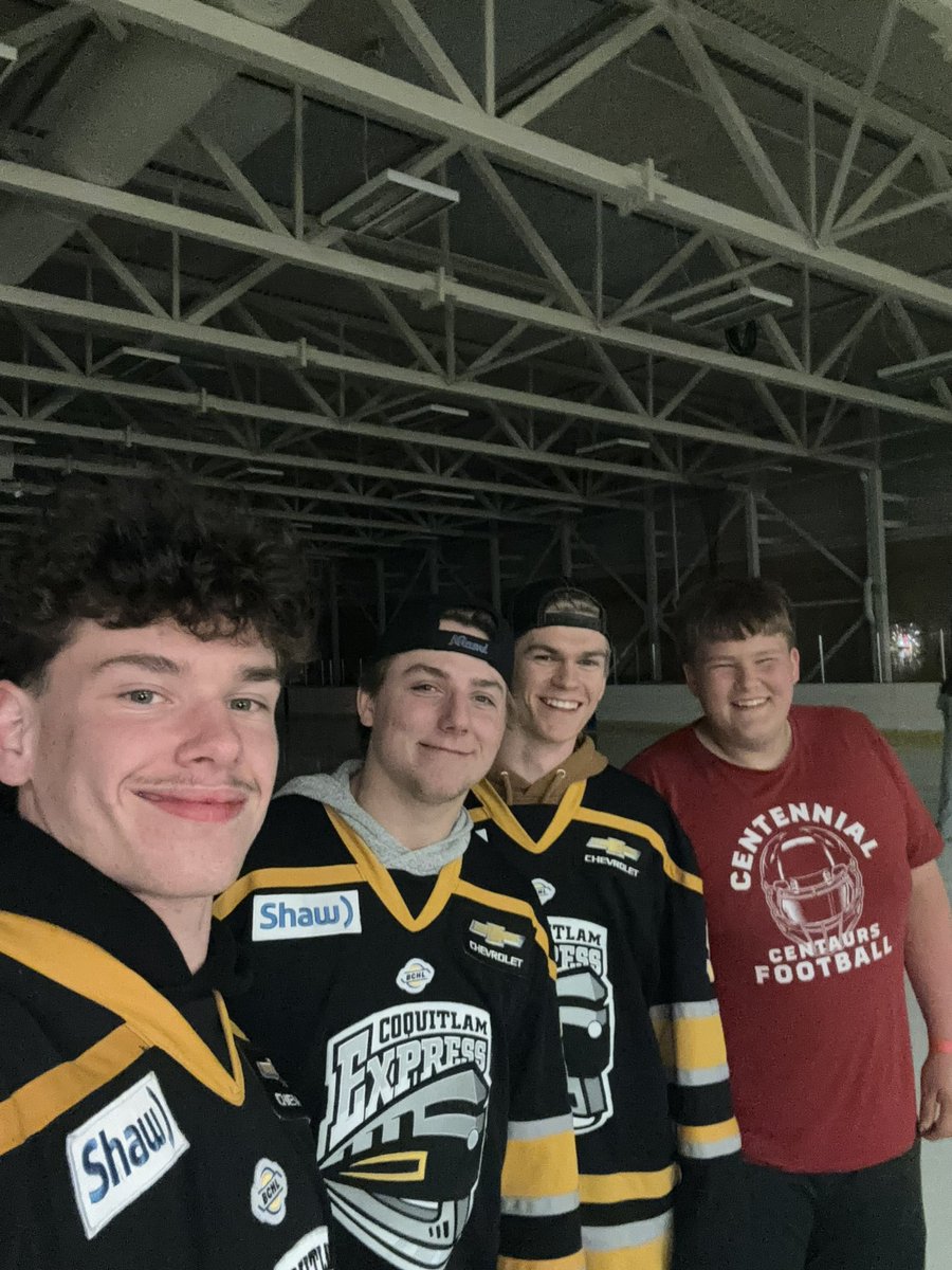 The boys spent the evening volunteering at the City of Coquitlam Youth Week Skate!