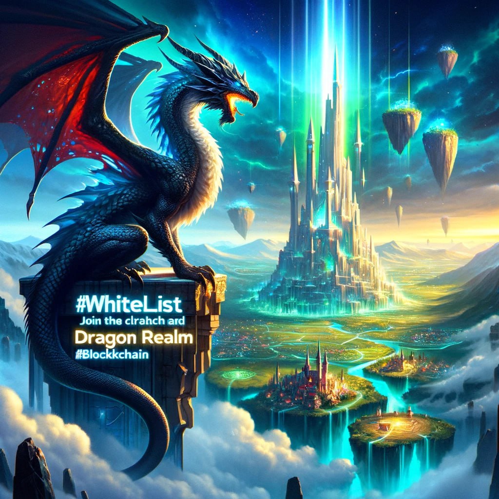 DrangonRealm's tweet photo. "🌟 Become a part of Dragon Realm's journey to revolutionize blockchain gaming! Secure your spot on the whitelist now and be among the first to experience the thrill of adventure in the realm of dragons. Don't miss this chance! #DragonRealm #Whitelist #Blockchain" https://t.co/ebABnZYYAf