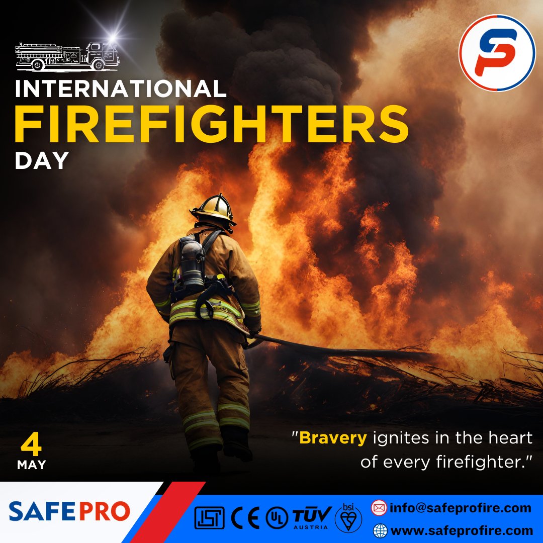 Honoring the fearless souls who rush in when others rush out. Thank you, firefighters! 🔥 #InternationalFirefightersDay #Bravehearts