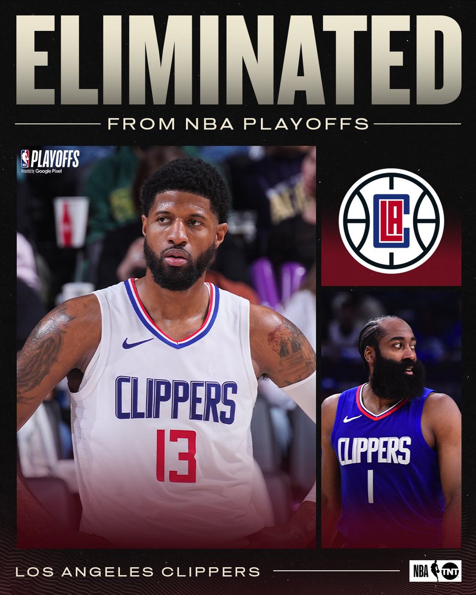 The Los Angeles Clippers have been eliminated from the playoffs.