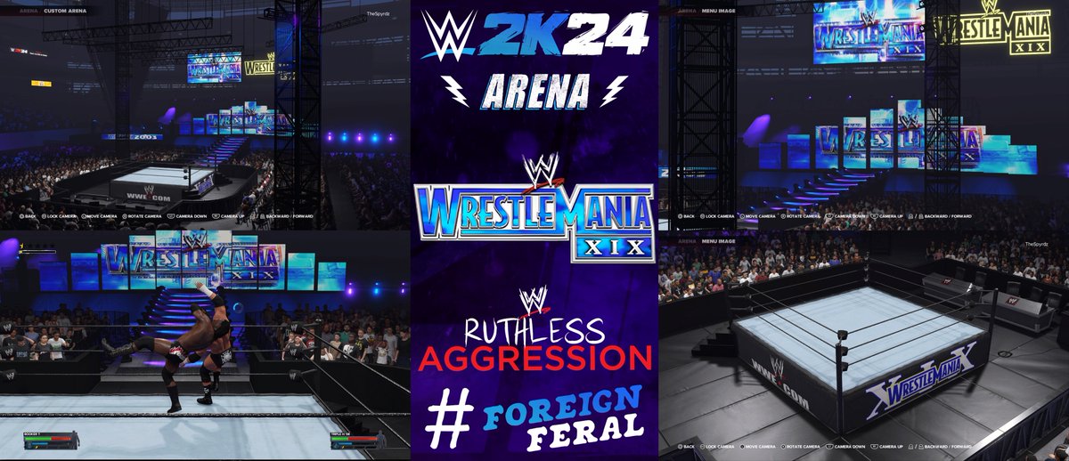 #WWE2K24 NEW UPLOAD 
- WrestleMania 19 
#ForeignFeral #FERAL24ruthless #WrestleMania