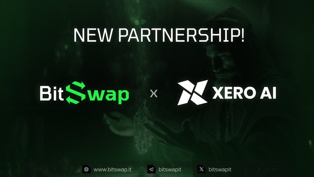 ♻️ BitSwap x Xero AI ❌

👉 #XeroAI is the first free decentralized platform that specializes in Text-to-Video conversion, setting new standards within the web3 community.

Stay tuned for more updates and collaborations! ✨