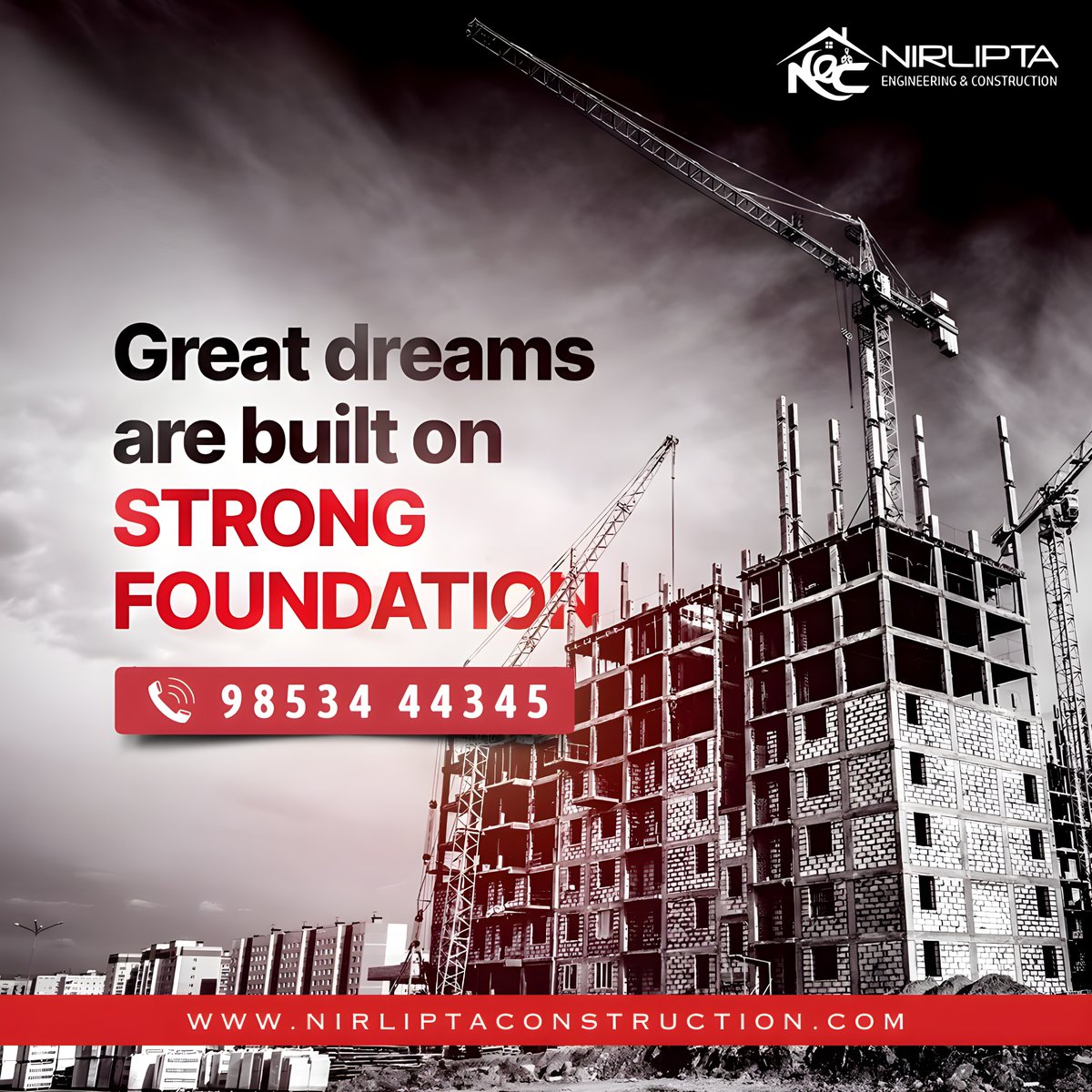 || Great Dream are Built on Strong Foundation ||
Looking to revamp your living space or embark on a new construction project in Bhubaneswar? Look no further! 
For any construction / renovation work please contact us#bestconstructionservice #besthomerenovationservice #buildingplan