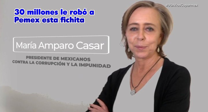 #ClaudiaPresidenta
Decía peña nieto, la corrupción es cultural, que salieron varios letrados, estudiosos, medios calumnistas y prianistas a defender a la gorrona María Amparo Casar, pero debe haber más beneficiados por este sistema fraudulento que ahora se sienten ofendidos