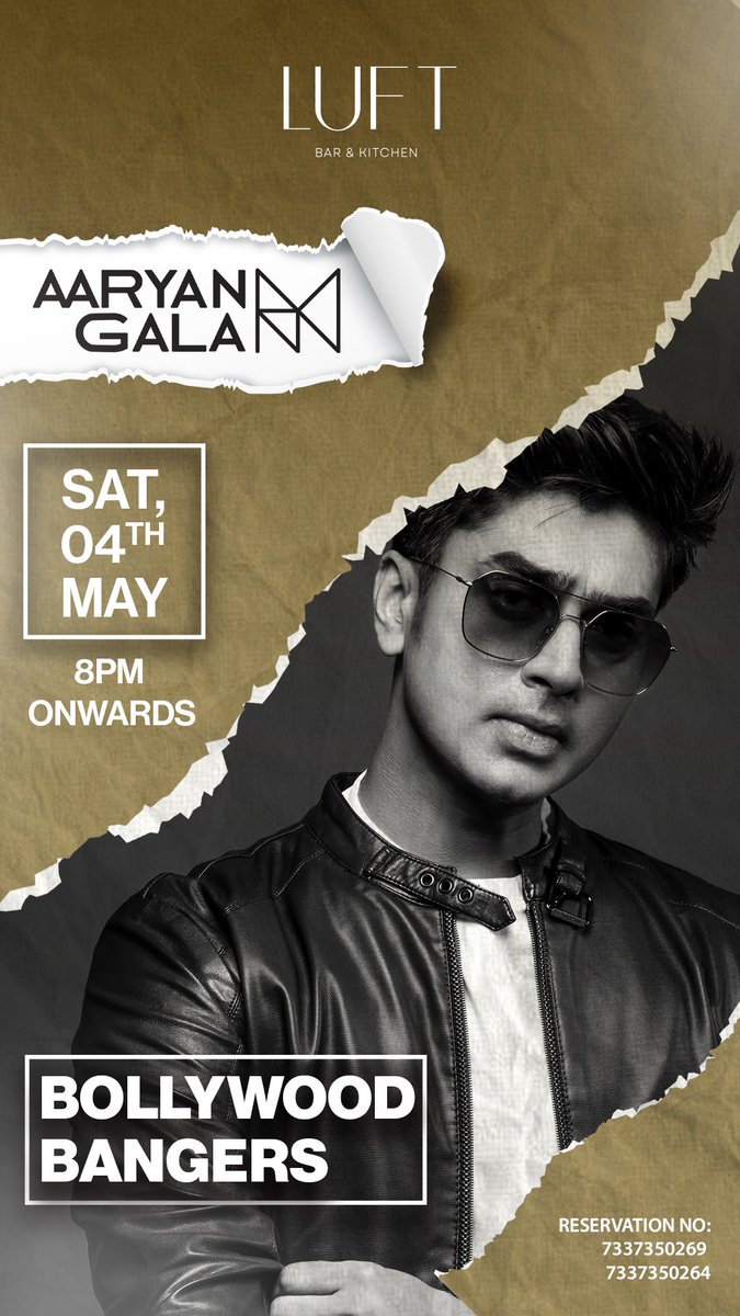 #Hyderabad #GigAlert

TONIGHT, @aaryangala live at @luftbarandkitchen!

SATURDAY, 4th May 2024. 

Be there! 🤍

— MGMT
