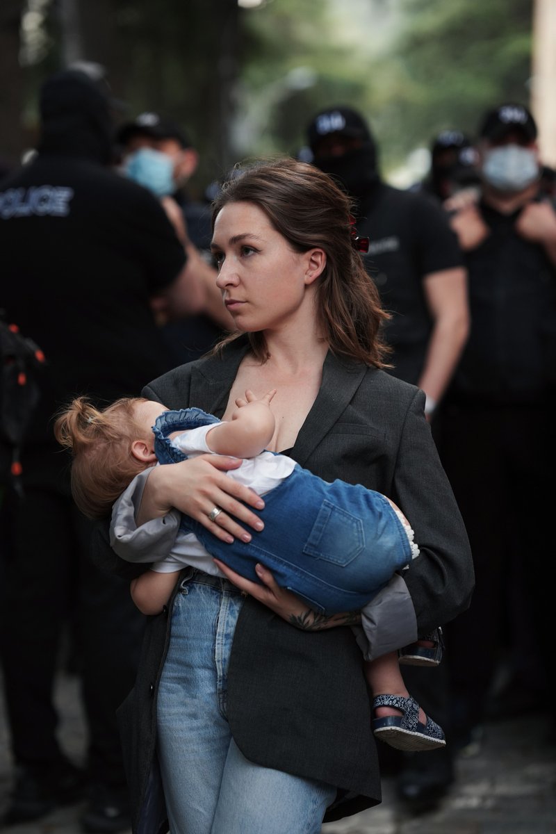 Like Maidan, the Tbilisi protests have given us some legendary photos. The first one was taken by Dima Zverev, does anyone know who took the others?