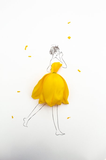 「1girl petals」 illustration images(Latest)