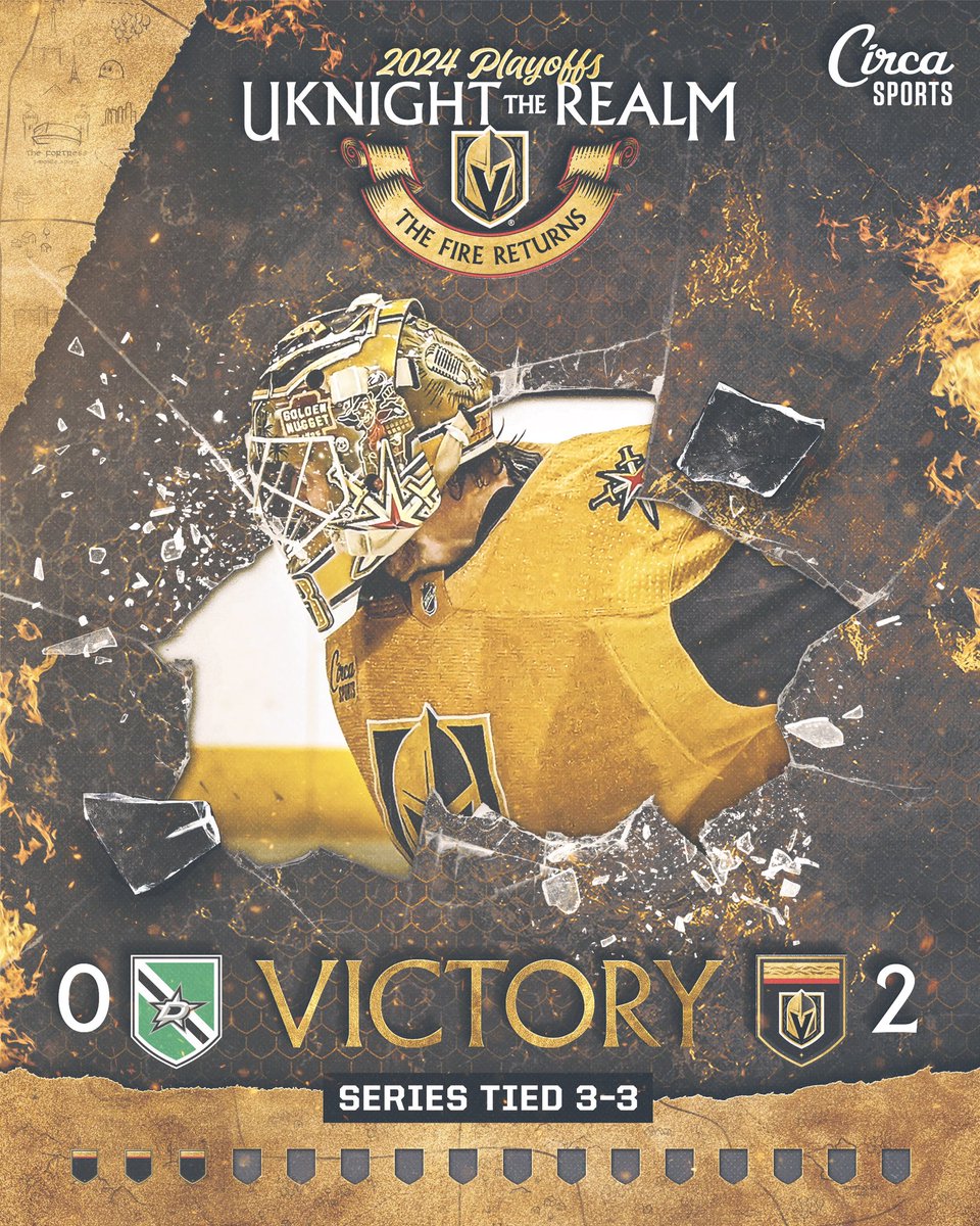 THERE WILL BE A GAME 7!!!!!!!! #VegasBorn | #UKnightTheRealm